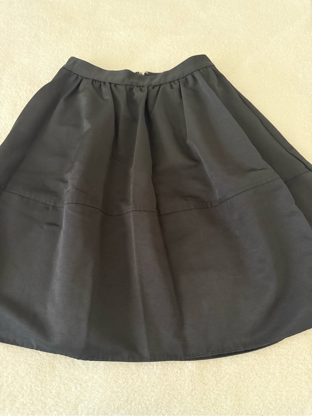 Express Black Midi Pleated Skirt
